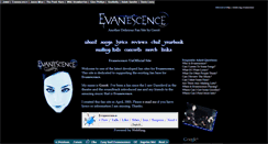 Desktop Screenshot of evanescence.endor.org