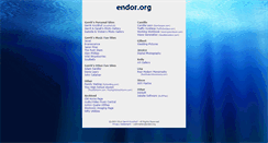 Desktop Screenshot of endor.org